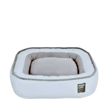 Lavish Pet Bed Removable & Washable Cover Cushion Grey M